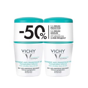 Vichy Dezodorans roll-on za regulaciju znojenja DUO PACK