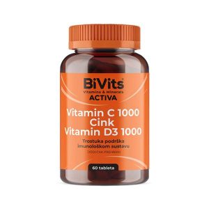 BiVits Activa Vitamin C 1000 - Cink - Vitamin D3