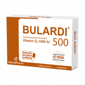 Abela Pharm Bulardi 500 s vitaminom D3, 10 kapsula