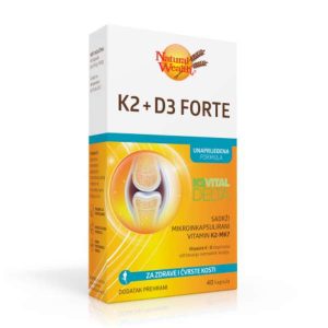 Natural Wealth K2 + D3 Forte kapsule