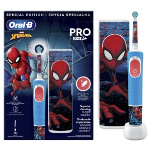 Oral-B Pro Kids 3 Spiderman električna zubna četkica + Putna torbica