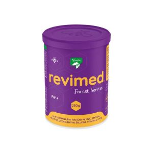 Revimed Stevia Fe dvovalentno željezo, liofilizirana BIO matična mliječ, stevija i vitamin C, 250 g