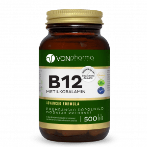 VONpharma B12 Metilkobalamin, 500 tableta
