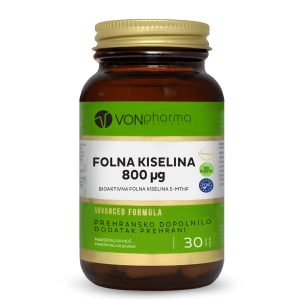 VONpharma Folna kiselina 800 mcg, 30 kapsula